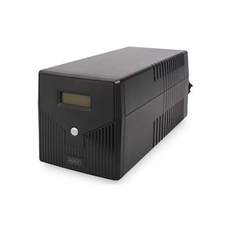 Digitus | Line-Interactive UPS | Line-Interactive UPS DN-170076, 2000VA/1200W 12V/9Ah x2 battery, 4x CEE 7/7, USB, RS232, RJ45,LCD, Simulated sine wave, 198 x 158 x 380 mm, Weight: 10.5 kg | 2000 VA | 1200 W | V