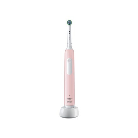 Oral-B | Pro Series 1 Cross Action | Electric Toothbrush | Rechargeable | For adults | Pink | Number of brush heads included 1 | Number of teeth brushing modes 3