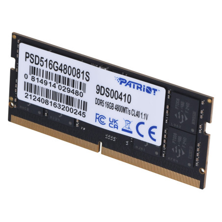 Patriot Memory Signature PSD516G480081S memory module 16 GB 1 x 16 GB DDR5 4800 MHz