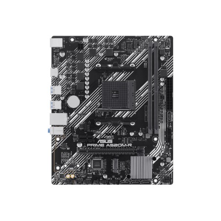ASUS PRIME A520M-R | Asus | Processor family AMD A520 | Processor socket 1 x Socket AM4 | 2 DIMM slots - DDR4, ECC, unbuffered | Supported hard disk drive interfaces SATA-600 (RAID), 1 x M.2 | Number of SATA connectors 4