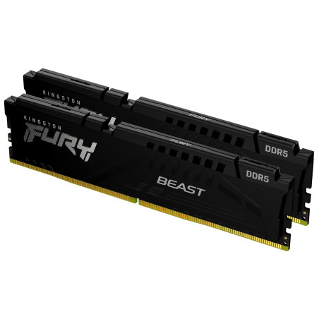 Kingston Technology FURY Beast 128GB 5600MT/s DDR5 CL40 DIMM (Kit of 2) Black