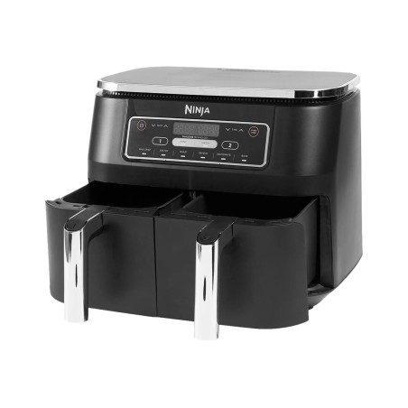 NINJA | Air Fryer | AF300 | Power 1 frying compartment: 1200 W; 2 frying compartments: 2400 W W | Capacity 7.6 L | Black