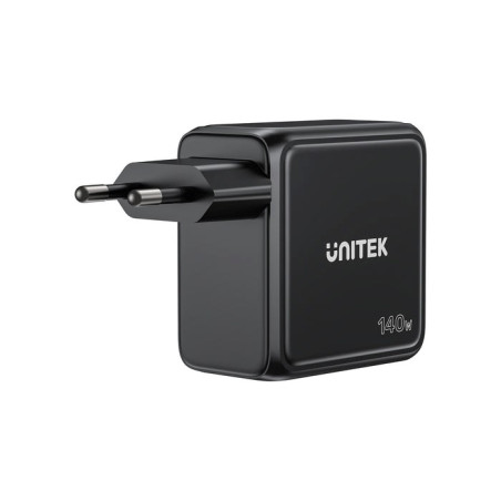 UNITEK GAN CHARGER WITH DISPLAY, 140W, 3xUSB-C