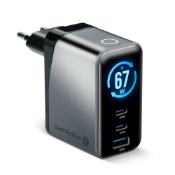 Charger GaN 1 x USB, 2 x...