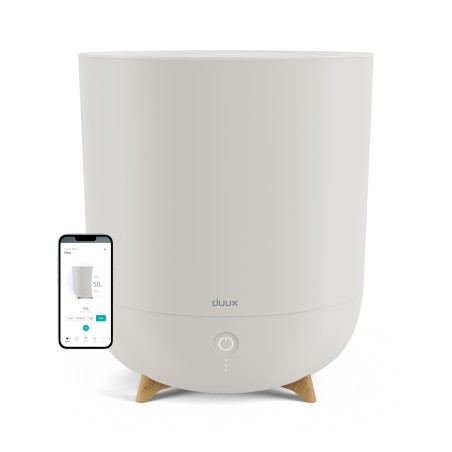 Duux | Smart Humidifier | Neo | Water tank capacity 5 L | Suitable for rooms up to 50 m² | Ultrasonic | Humidification capacity 500 ml/hr | Greige