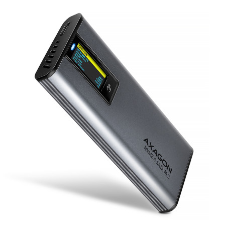 SSD ACC ENCLOSURE M.2 NVME/SATA USB3.2 EEM2-SD2 AXAGON