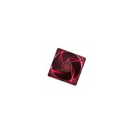 CASE FAN 120MM TRANSP 3PIN+4P/RED 12V XF046 XILENCE