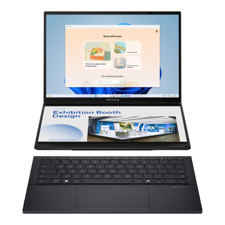 Notebook|ASUS|ZenBook Series|DUO|UX8406CA-PZ009W|CPU  Core Ultra|U9-285H|2900 MHz|14"|Touchscreen|2880x1800|RAM 32GB|LPDDR5x|SSD 2TB|Intel Arc Graphics|Integrated|ENG|Windows 11 Home|Grey|1.65 kg|90NB14X1-M00820