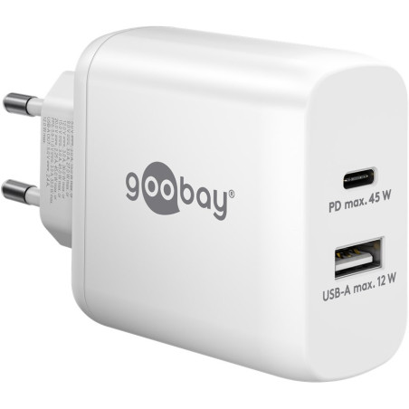 Goobay | USB-C PD Dual Fast Charger (45 W) | 65412