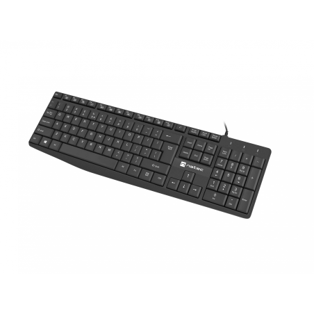 Natec | Keyboard | Nautilus NKL-1950 | Keyboard | Wired | US | Black