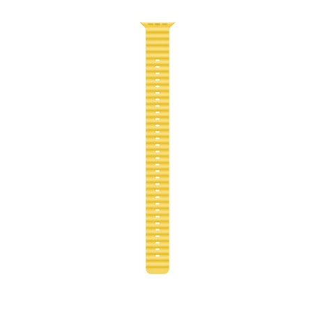 Apple | Ocean Band Extension | 49 | Yellow | Fluoroelastomer | Strap fits 130–200mm wrists