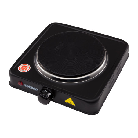 Mesko | Hob | MS 6508 | Number of burners/cooking zones 1 | Rotary | Electric | Black