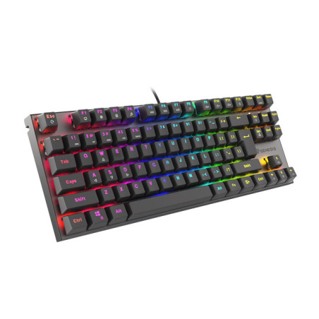 Genesis | THOR 303 TKL | Gaming Keyboard | Wired | Mechanical | RGB LED light | US | Replaceable "HOT SWAP" Switches