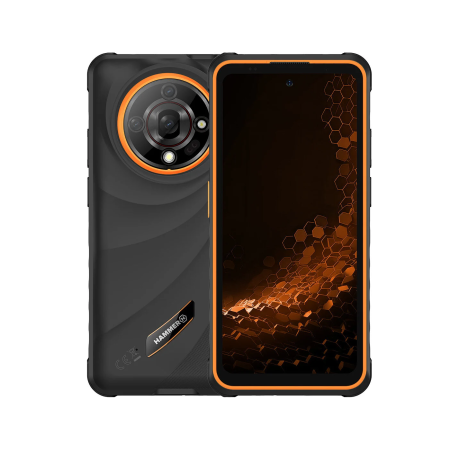 Hammer | Iron 6 | Orange | 6.56 " | IPS | 1612 x 720 pixels | Mediatek | Dimensity 6300 | Internal RAM 8 GB | 256 GB | Dual SIM | 3G | 4G | 5G | Main camera resolution 64 MP | Android | 15 | 6050 mAh