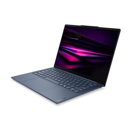 Lenovo Yoga Slim 7 14Q8Y11 Snapdragon | Cosmic Blue | 14 " | OLED | WUXGA | 1920 x 1200 pixels | Glossy | Snapdragon X2 Plus | X2P-42-100 | 16 GB | Soldered LPDDR5X | Solid-state drive capacity 512 GB | Qualcomm Adreno GPU | Windows 11 Home | 802.11be | Bluetooth version 5.4 | Keyboard language English | Keyboard backlit | Warranty 24 month(s) | Battery warranty 12 month(s)