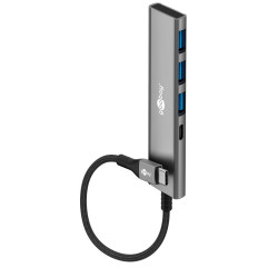 Goobay Slim 4-Port USB Hub,...