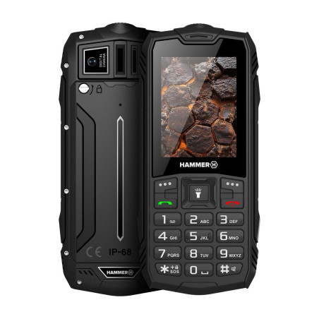 SALE OUT. Hammer ROCK LTE | Black | 2.4 " | IPS | 48 MB | 128 MB | Dual SIM | Main camera resolution 2 MP | 3000 mAh | USED, REFURBISHED, WITHOUT  ACCESSORIES