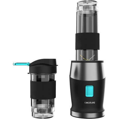 Cecotec Blender | Power Titanium 900 ProGo | Tabletop | 900 W | Jar capacity 2x0.57 L | Ice crushing | Black