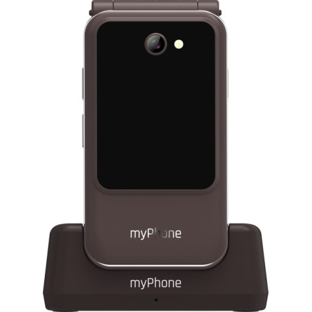 myPhone Harmony LTE Praline Collection | Brown | 2.8+1.44 " | IPS | 48 MB | 128 MB | Single SIM | MicroSD | 3G | Bluetooth | 5.1 | Main camera resolution 2 MP | 1300 mAh