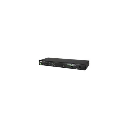 Aten | 16-Port PS/2-USB VGA KVM Switch with Daisy-Chain Port and USB Peripheral Support | CS1716A
