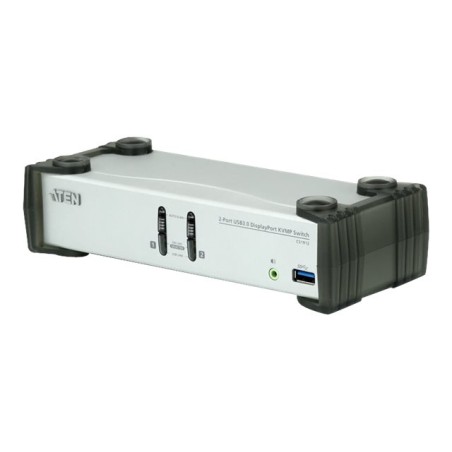 Aten CS1912 2-Port USB 3.0 DisplayPort KVMP™ Switch (Cables included) | Aten | 2-Port USB 3.0 DisplayPort KVMP Switch (Cables included) | CS1912