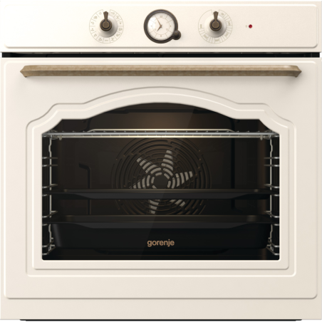 Gorenje | Oven | BOS67371CLI | 77 L | Multifunctional | EcoClean | Mechanical control | Steam function | Convection | Height 59.5 cm | Width 59.5 cm | Beige