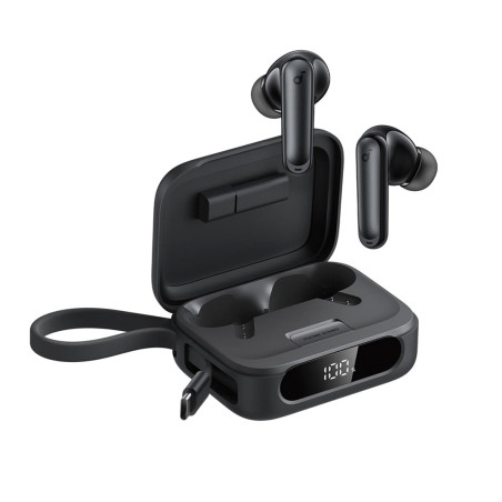 Anker soundcore P41i - Black (MFI) Headset True Wireless Stereo (TWS) In-ear Calls/Music/Sport/Everyday USB Type-C Bluetooth Charging stand