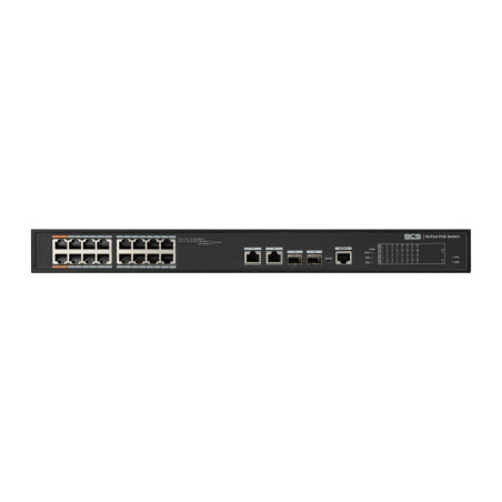 BCS BCS-L-SP1602G-2SFP-M(II) Managed Power over Ethernet (PoE) 1U Black
