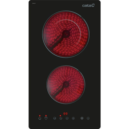 CATA TD 3002 BK Black Built-in 29 cm Ceramic hob 2 zone(s)