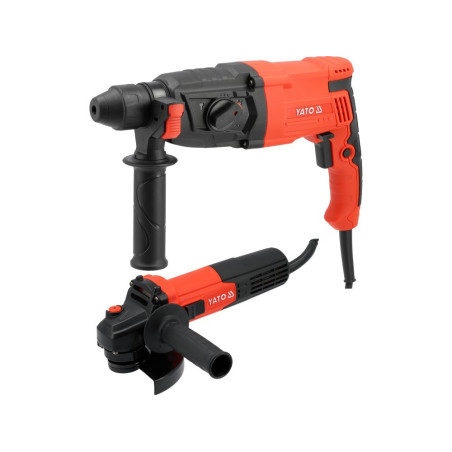 YATO MŁOTOWIERTARKA SDS+  900W  3,2J / SZLIFIERKA KĄTOWA 125mm  750W