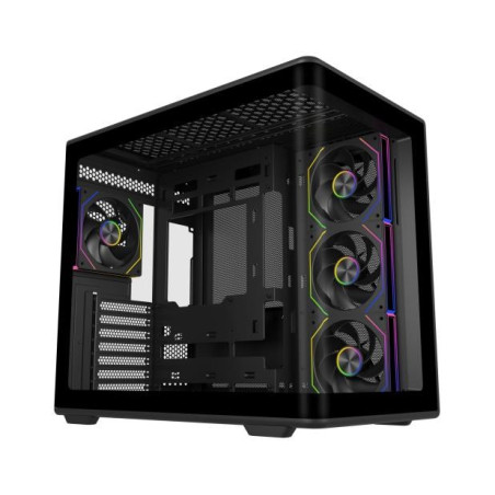 Cooler Master Elite 600 Tower Black, Transparent