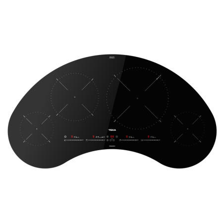 Teka IKC 94628 MST BK Black Built-in 95 cm Zone induction hob 4 zone(s)