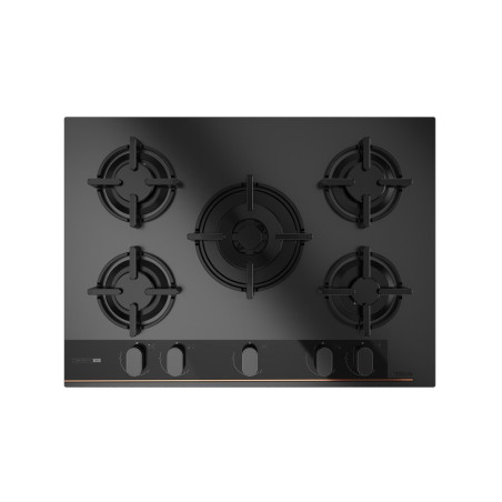 Teka GBC 75 Infinity G1 Black Built-in 70 cm Gas 5 zone(s)