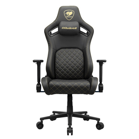 COUGAR CGR-DFL-GLB PC gaming chair Upholstered padded seat Black, Gold