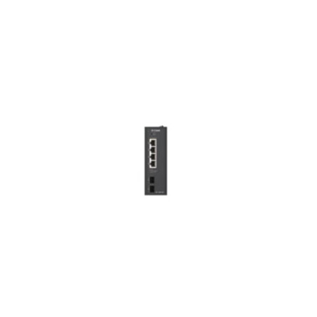 D-Link 6-Port Gigabit Industrial PoE+ Unmanaged Switch with 2 x SFP Ports
