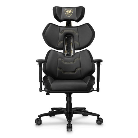 COUGAR Terminator Elite Gold PC gaming chair Padded seat Black, Gold