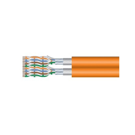 Equip Cat.7 S/FTP Duplex Installation Cable, LSZH, Solid Copper, 1000m