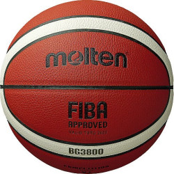 Molten brown basketball...