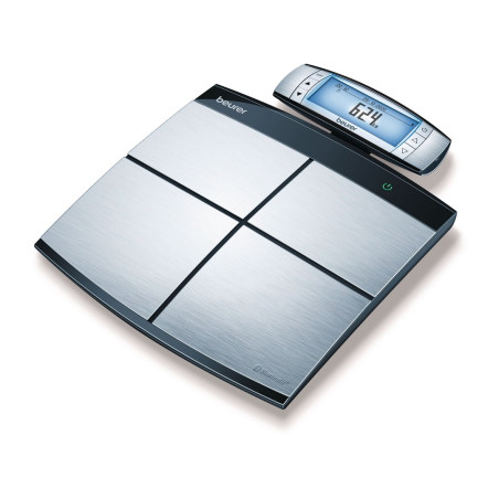Beurer BF 105 Square Black, Stainless steel Electronic personal scale
