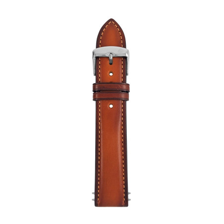 Leather strap Zeppelin in brown, 22 mm
