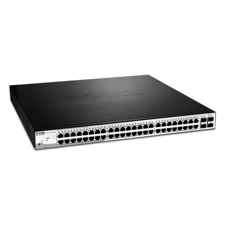 D-Link DGS-1210-52MP - Managed - L2 - Gigabit Ethernet (10/100/1000) - Full duplex - Power over Ethernet (PoE)