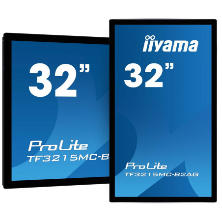 iiyama ProLite TF3215MC-B2AG computer monitor 80 cm (31.5") 1920 x 1080 pixels Full HD LED Touchscreen Kiosk Black