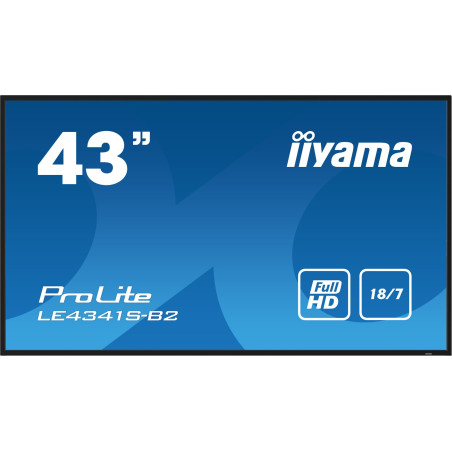 iiyama ProLite LE4341S-B2 - 43" diagonal class flat screen - 108 cm