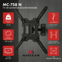 Maclean TV or Monitor Mount...