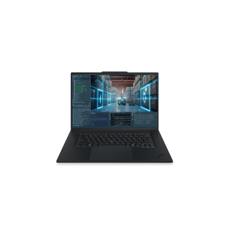 Lenovo ThinkPad P1 G9 Intel | Black | 16 " | IPS | WUXGA | 1920 x 1200 pixels | Anti-glare | Intel Core Ultra X7 | 368H | 32 GB | LPCAMM2 LPDDR5X | Solid-state drive capacity 1000 GB | Intel Arc B390 GPU | Windows 11 Pro | Bluetooth version 5.4 | 802.11be | WWAN Upgradable to 5G | Keyboard language Nordic | Keyboard backlit | Battery warranty 12 month(s) | Warranty 36 month(s)
