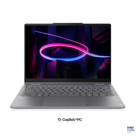 Lenovo Yoga 7 2-in-1 14IPH11 Intel | Luna Grey | 14 " | OLED | Touchscreen | WUXGA | 1920 x 1200 pixels | Glossy | Intel Core Ultra 5 | 322 | 16 GB | Soldered LPDDR5X | Solid-state drive capacity 512 GB | Intel Graphics | Windows 11 Home | 802.11be | Bluetooth version 5.4 | Keyboard language English | Keyboard backlit | Warranty 24 month(s) | Battery warranty 12 month(s)