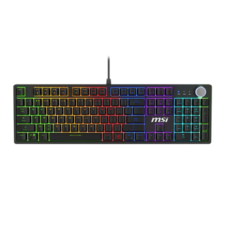 KEYBOARD GAMING BLACK US/FORGE GK310 RED MSI