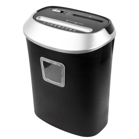 Shredder Activejet ASH-1201D, P-3, 25 l, 5x38 mm shreds, black and silver.