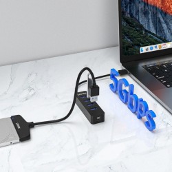 UNITEK HUB USB-A 4X USB-A...