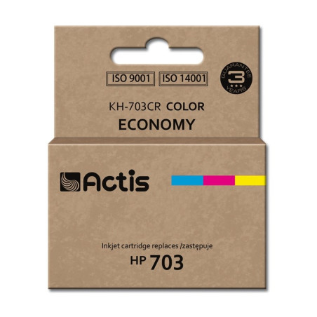 ACTIS KH-703CR Ink (replacement HP 703 CD888AE; Standard; 12 ml; color)